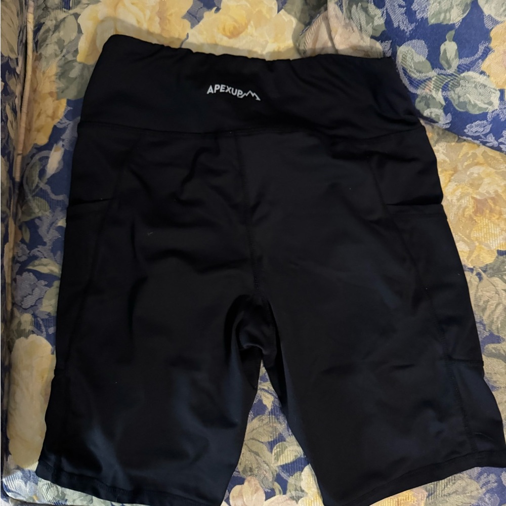 Apex Women's Midnight Black Bike Shorts
